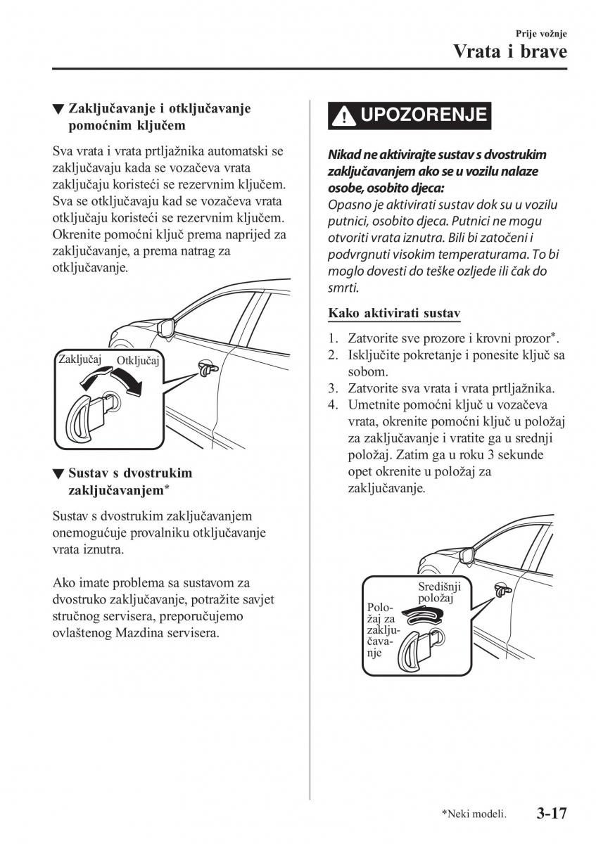 Mazda CX 5 II 2 vlasnicko uputstvo / page 103