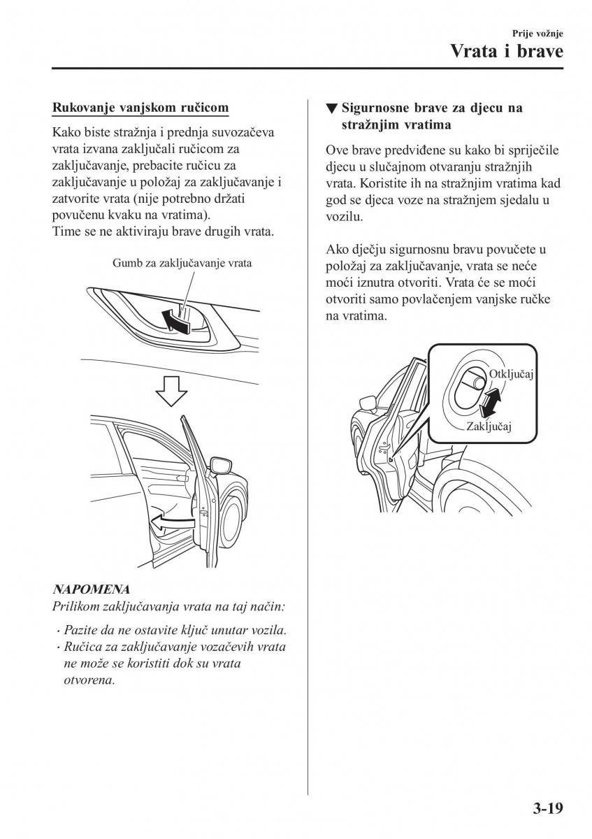 Mazda CX 5 II 2 vlasnicko uputstvo / page 105