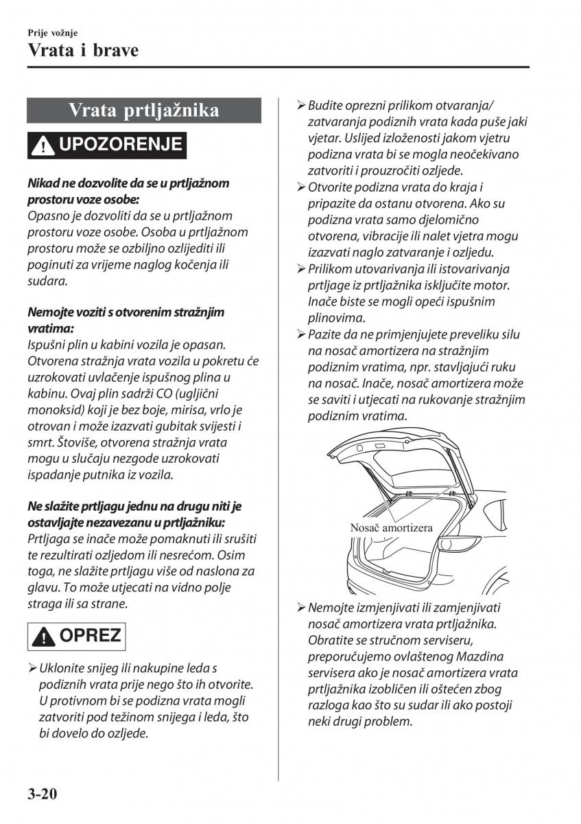 Mazda CX 5 II 2 vlasnicko uputstvo / page 106