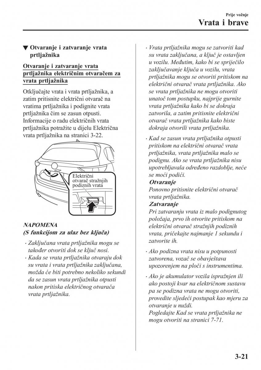 Mazda CX 5 II 2 vlasnicko uputstvo / page 107