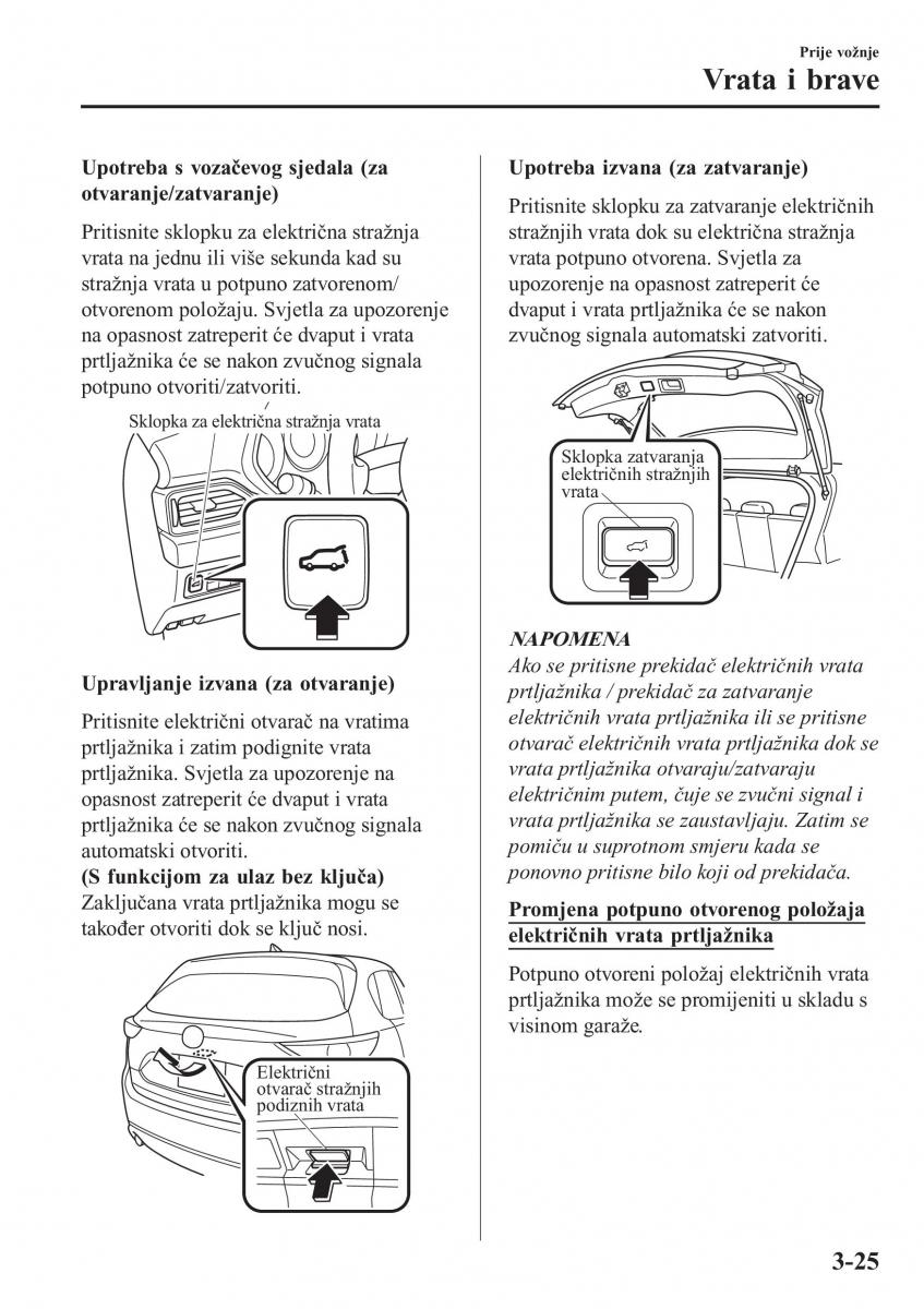 Mazda CX 5 II 2 vlasnicko uputstvo / page 111