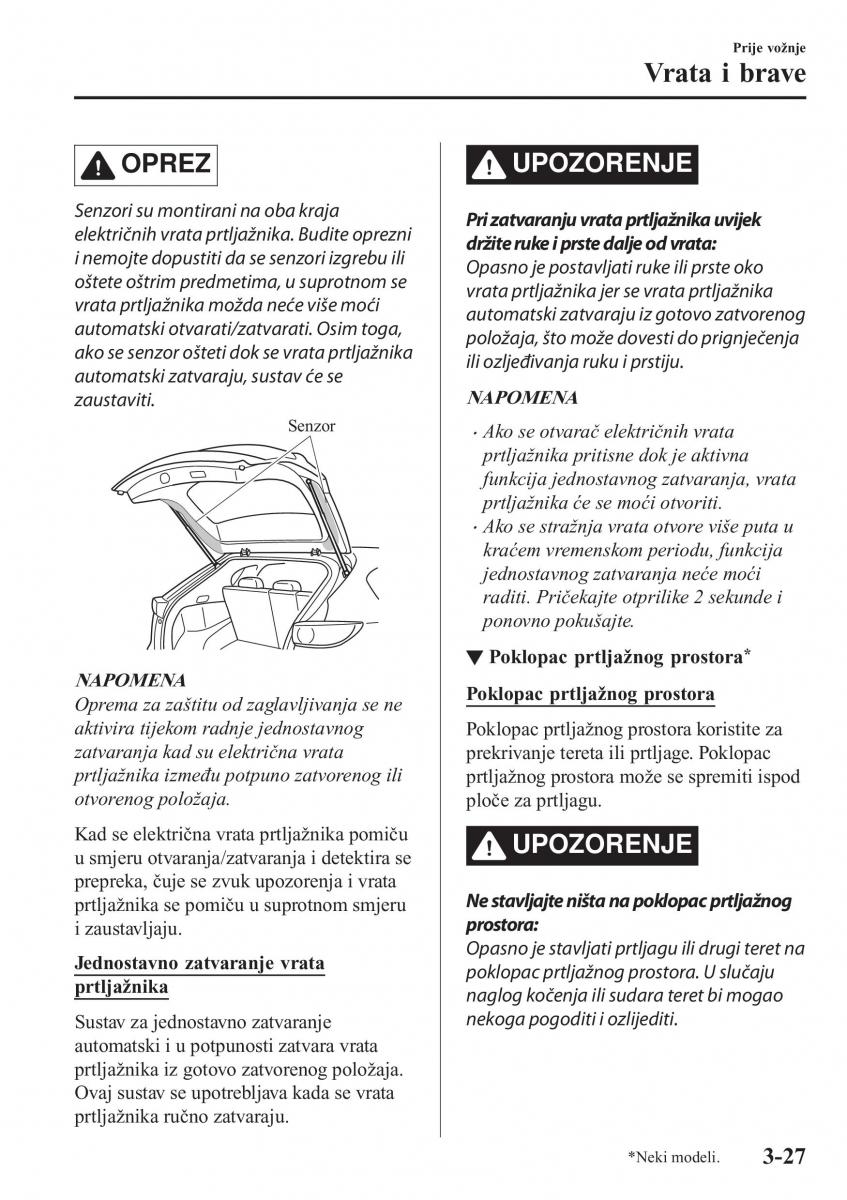 Mazda CX 5 II 2 vlasnicko uputstvo / page 113