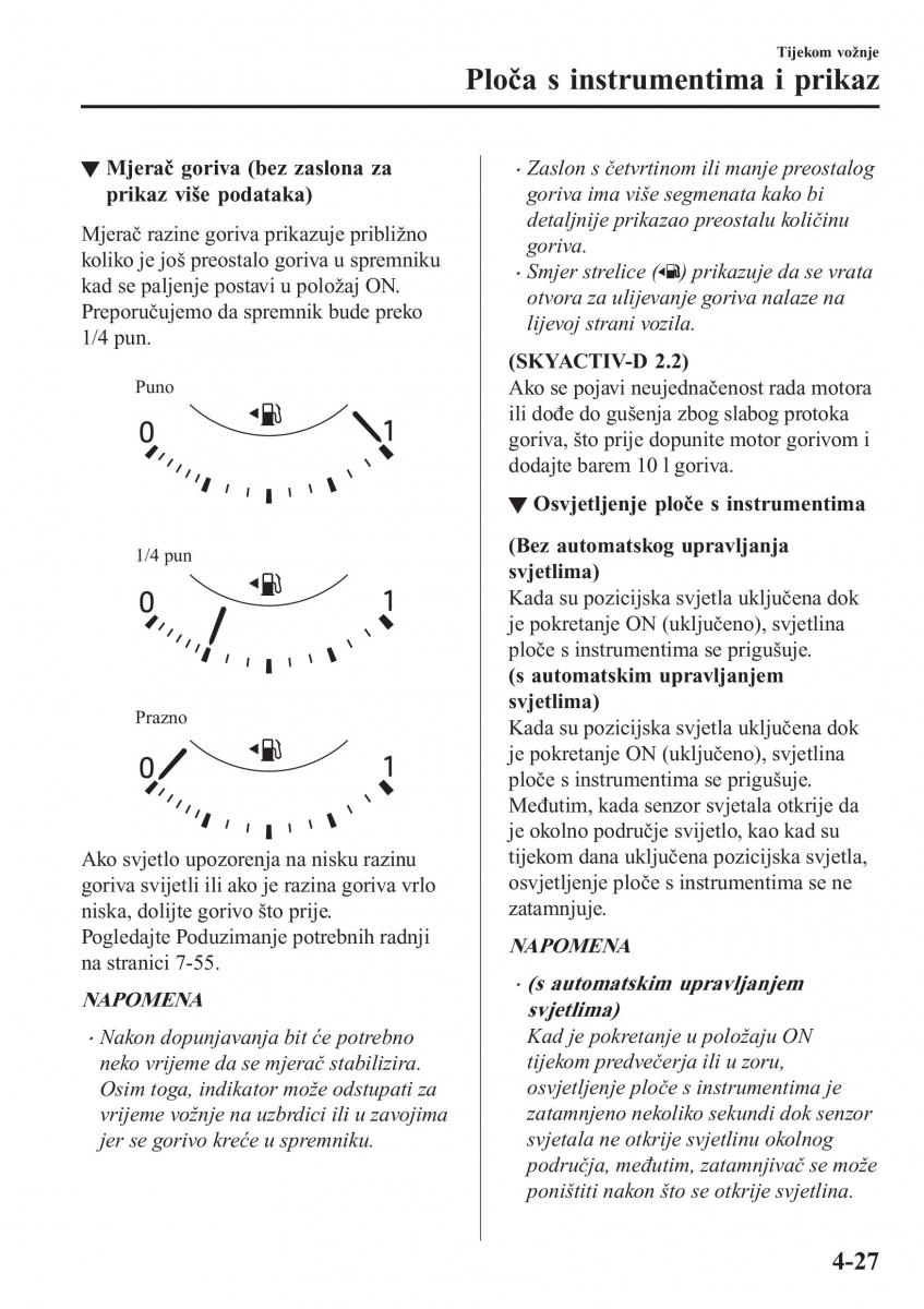 Mazda CX 5 II 2 vlasnicko uputstvo / page 183