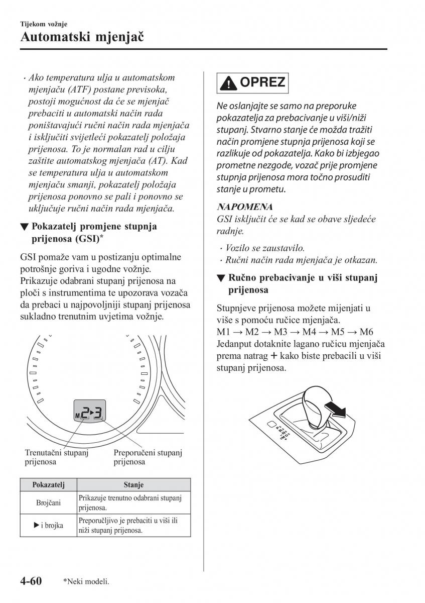 Mazda CX 5 II 2 vlasnicko uputstvo / page 216