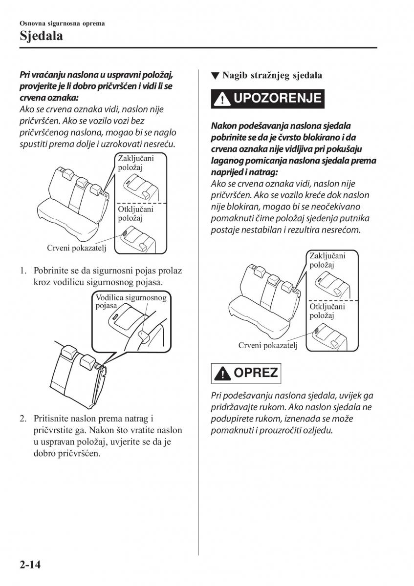 Mazda CX 5 II 2 vlasnicko uputstvo / page 34