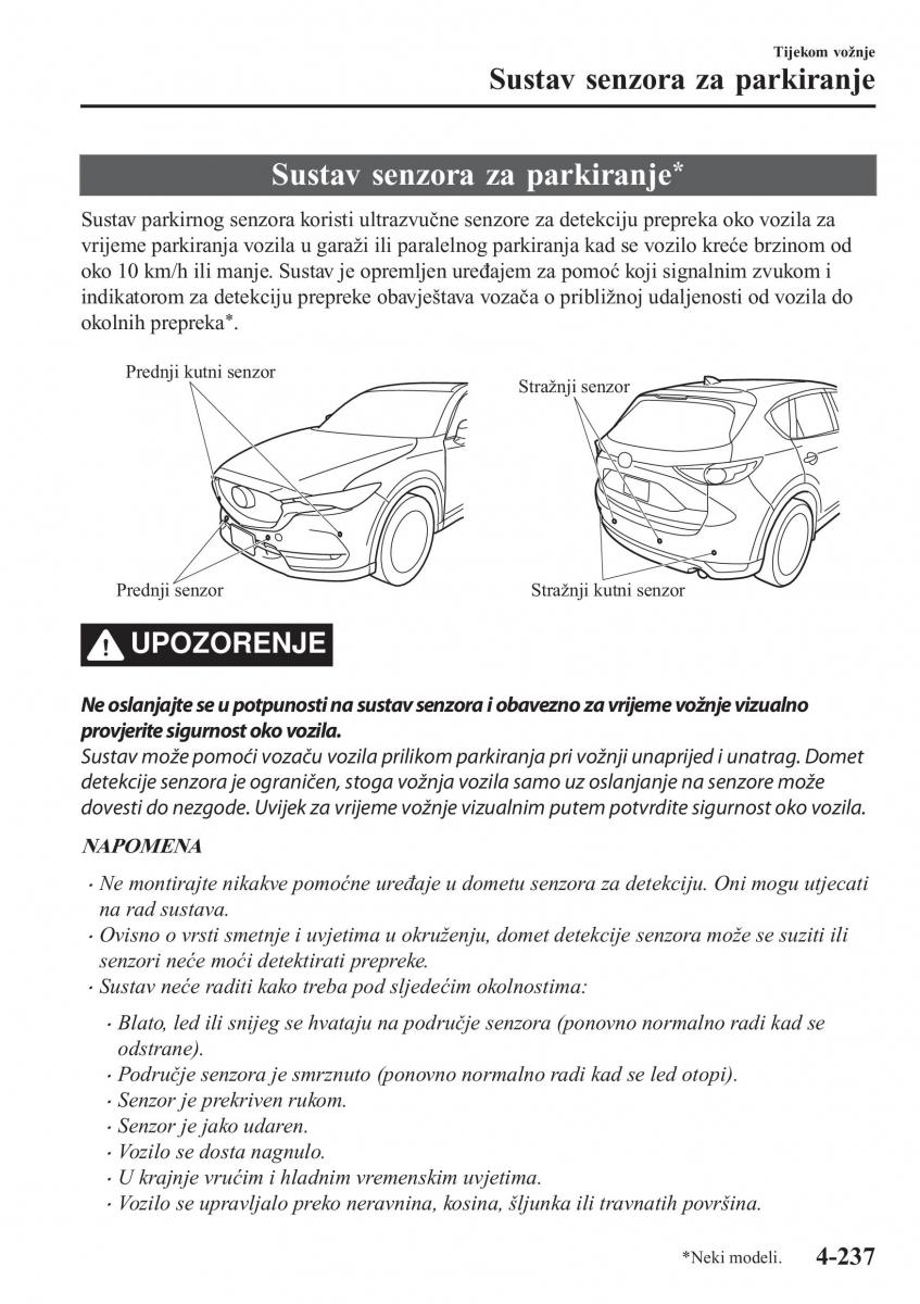 Mazda CX 5 II 2 vlasnicko uputstvo / page 393