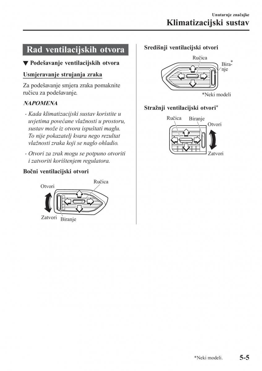 Mazda CX 5 II 2 vlasnicko uputstvo / page 405