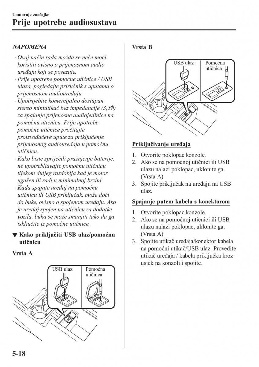 Mazda CX 5 II 2 vlasnicko uputstvo / page 418