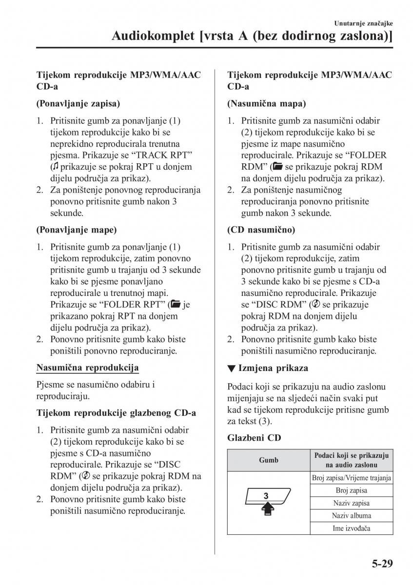 Mazda CX 5 II 2 vlasnicko uputstvo / page 429