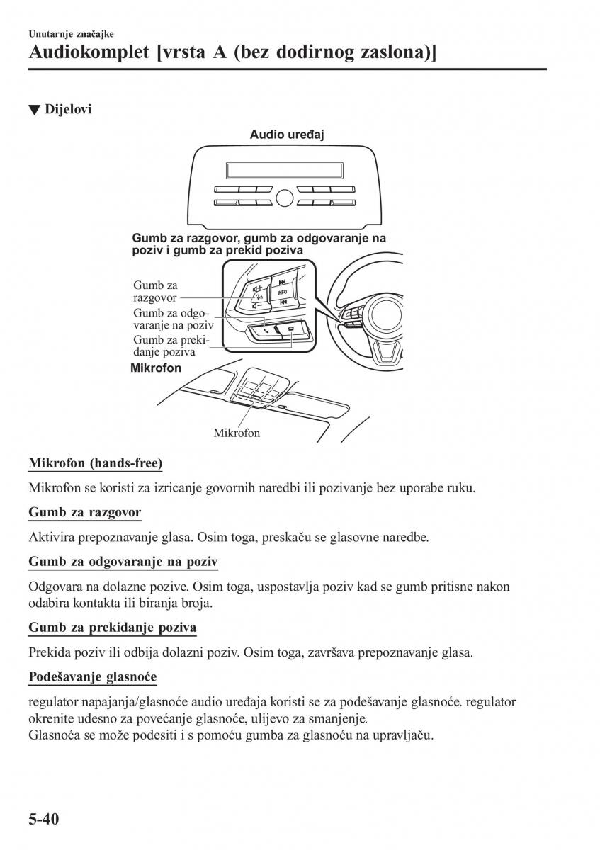 Mazda CX 5 II 2 vlasnicko uputstvo / page 440