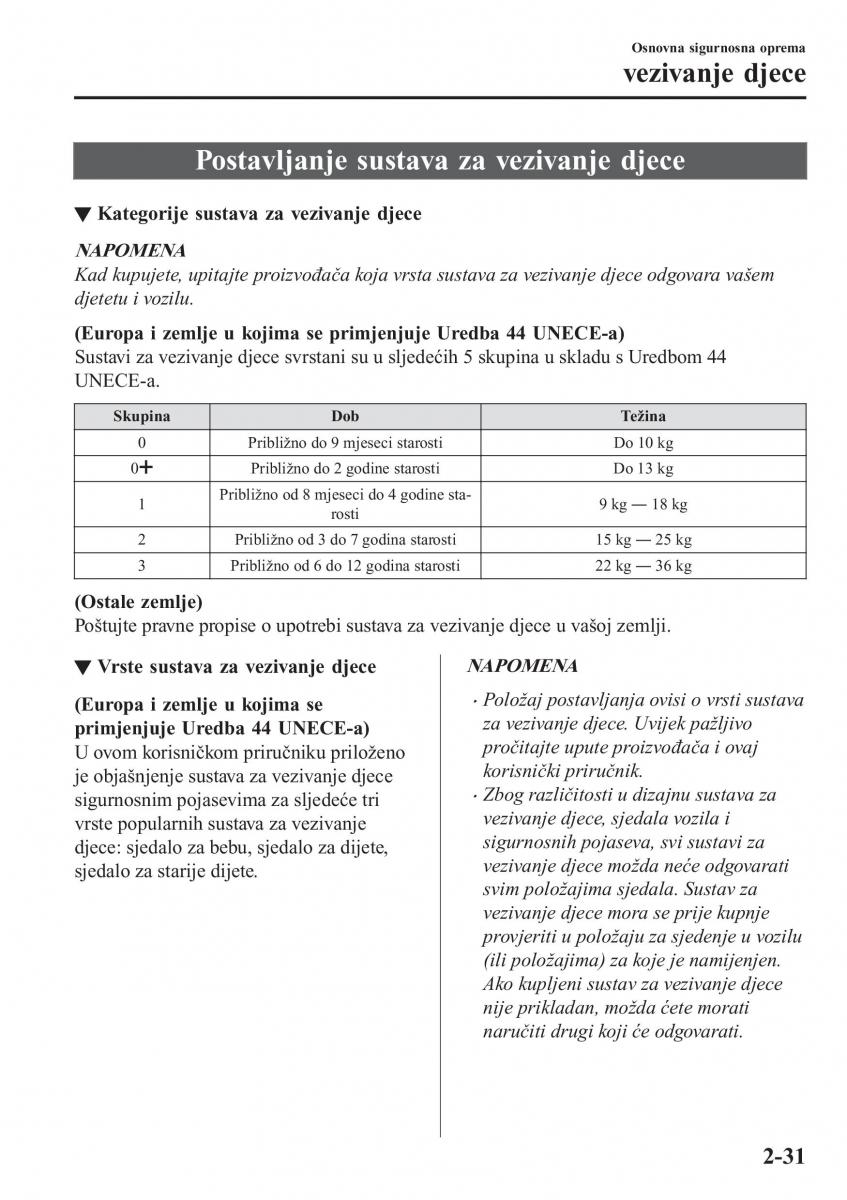 Mazda CX 5 II 2 vlasnicko uputstvo / page 51