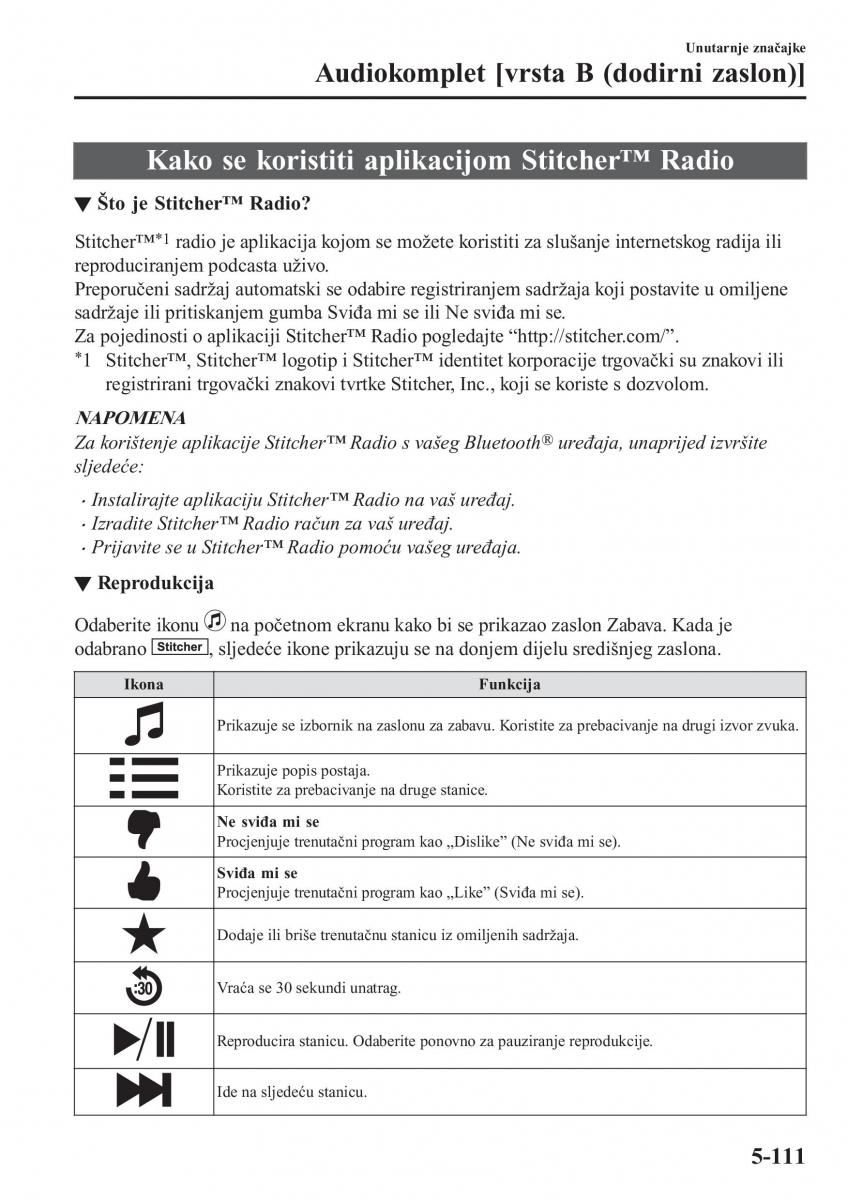 Mazda CX 5 II 2 vlasnicko uputstvo / page 511