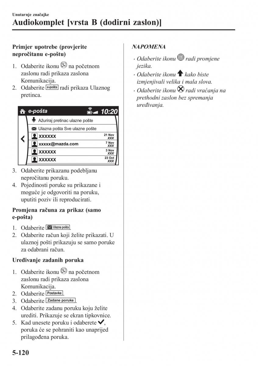 Mazda CX 5 II 2 vlasnicko uputstvo / page 520