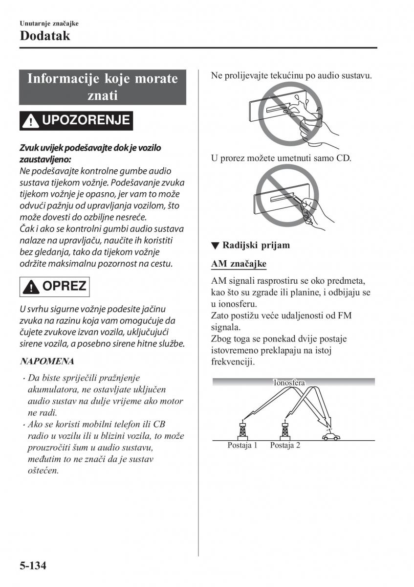 Mazda CX 5 II 2 vlasnicko uputstvo / page 534