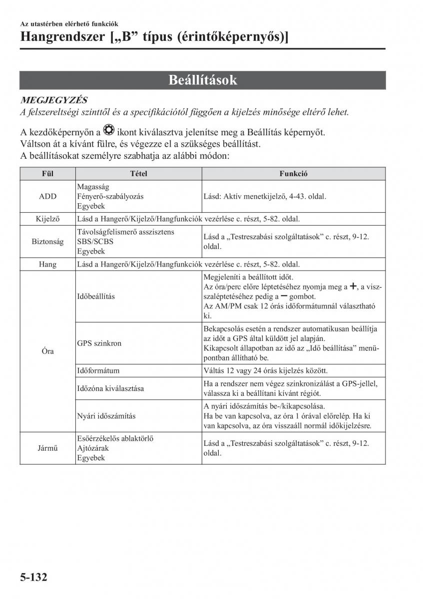 Mazda CX 5 II 2 Kezelesi utmutato / page 550