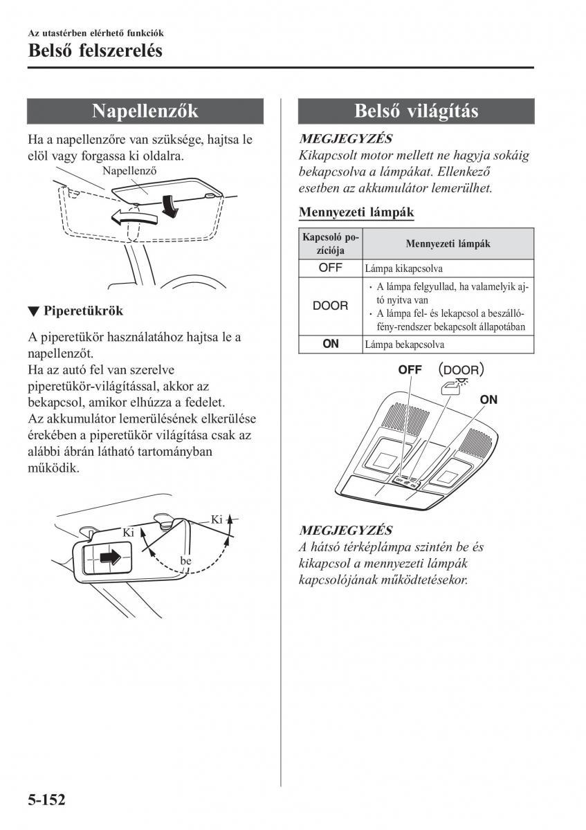 Mazda CX 5 II 2 Kezelesi utmutato / page 570