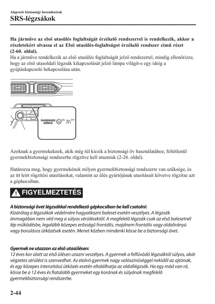 Mazda CX 5 II 2 Kezelesi utmutato / page 64