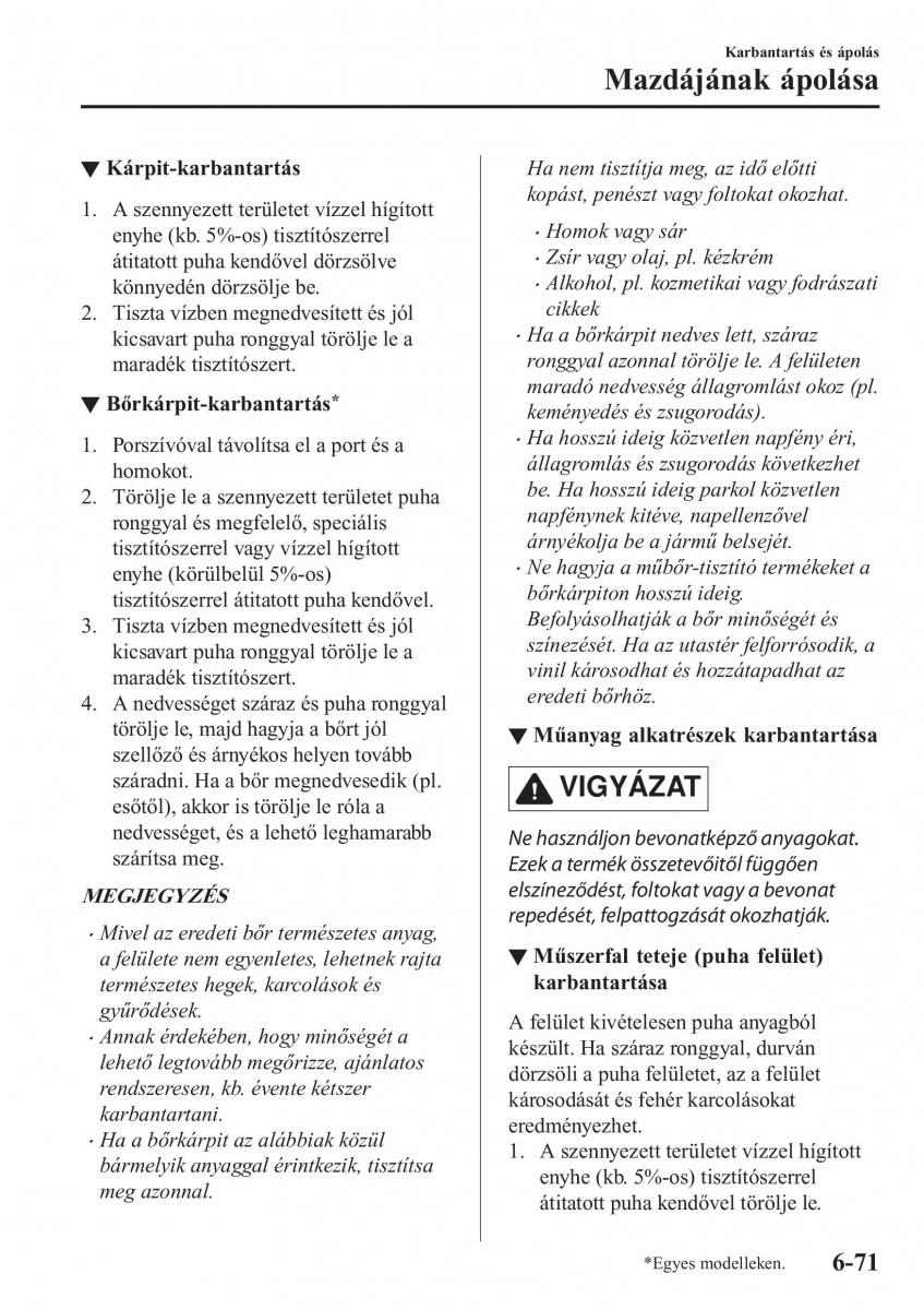 Mazda CX 5 II 2 Kezelesi utmutato / page 651