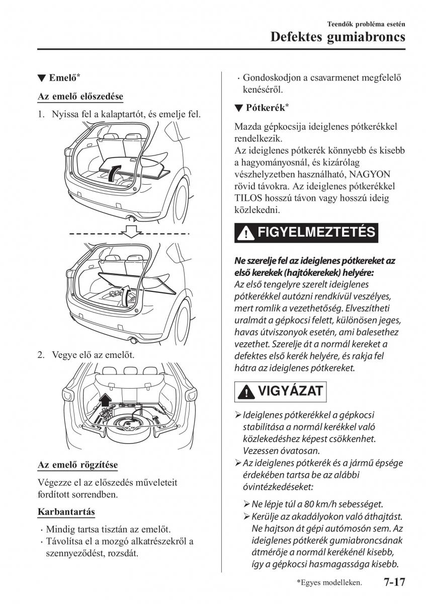 Mazda CX 5 II 2 Kezelesi utmutato / page 669