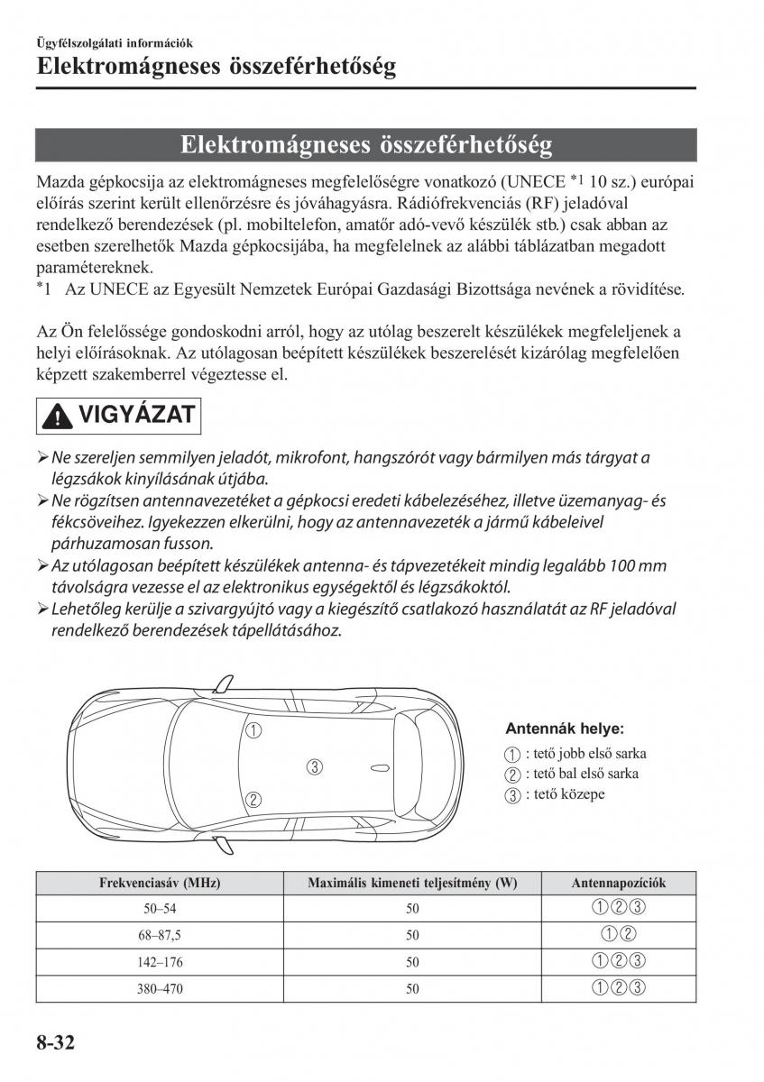 Mazda CX 5 II 2 Kezelesi utmutato / page 772