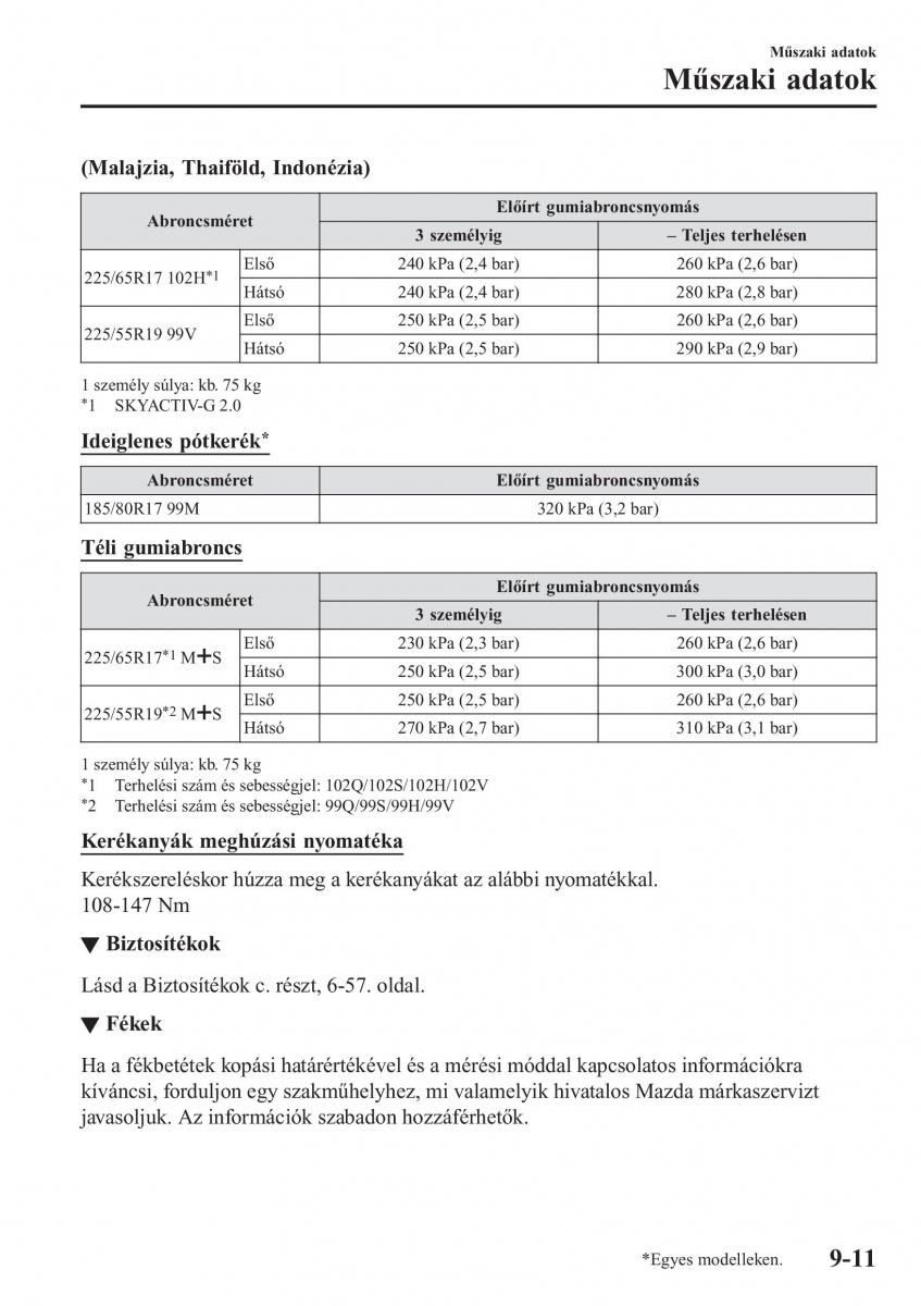 Mazda CX 5 II 2 Kezelesi utmutato / page 787