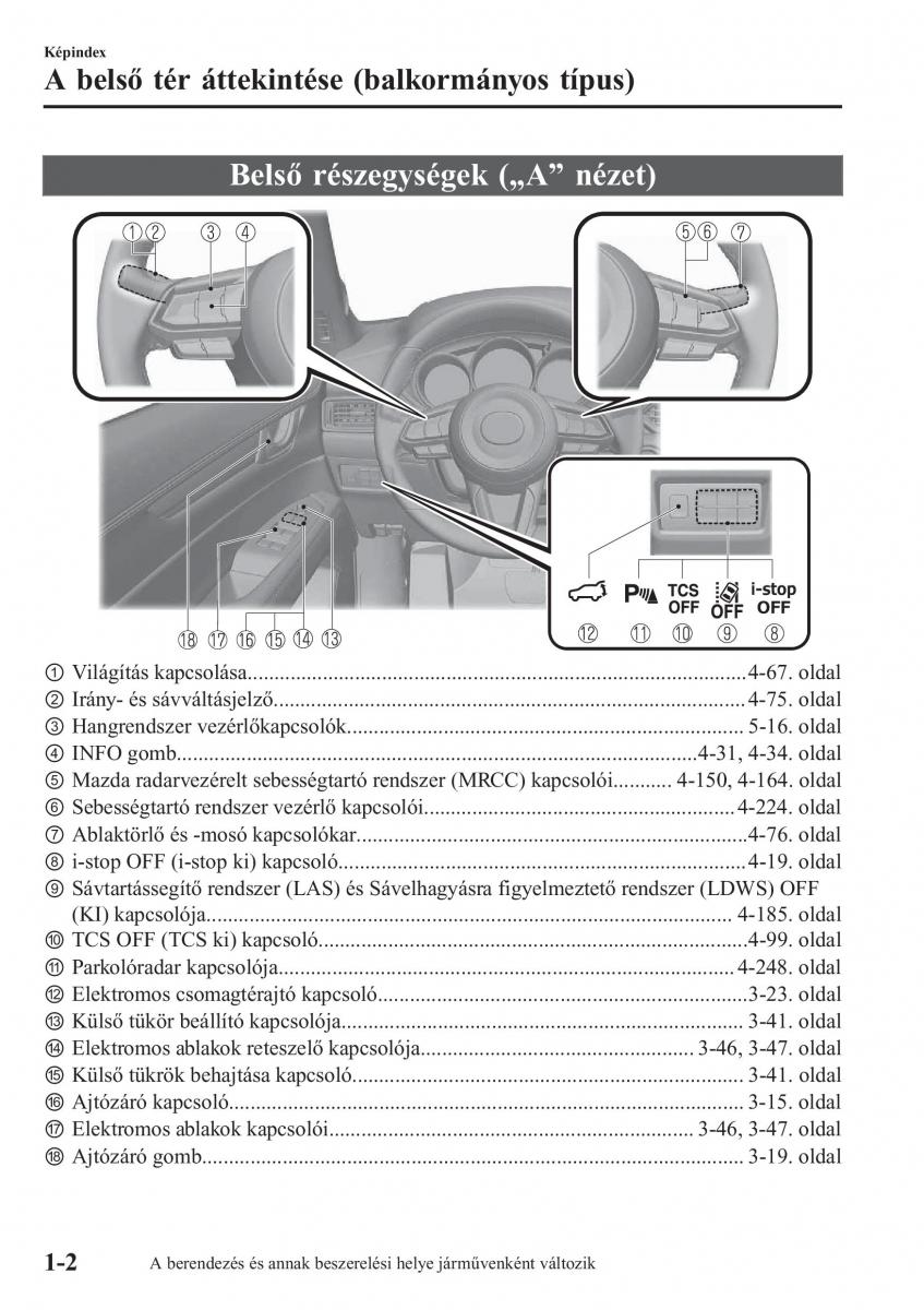 Mazda CX 5 II 2 Kezelesi utmutato / page 8