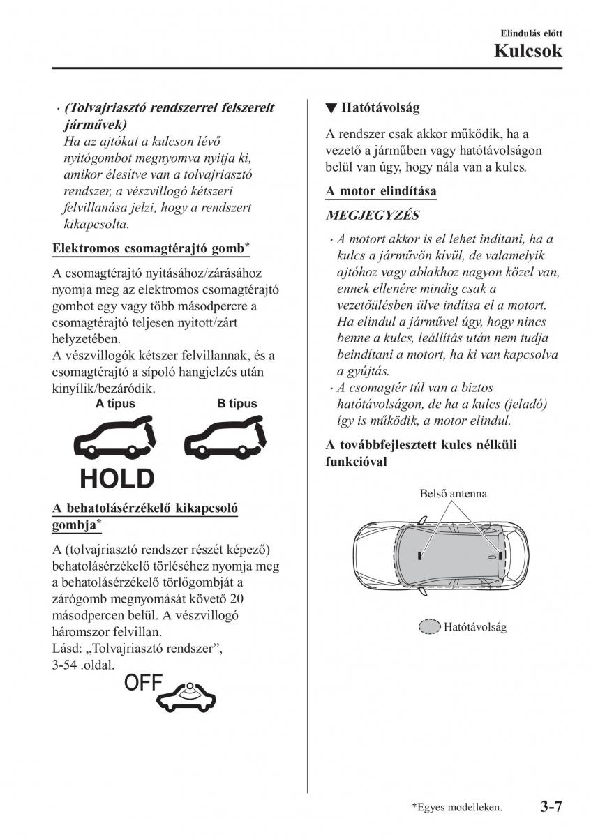 Mazda CX 5 II 2 Kezelesi utmutato / page 93