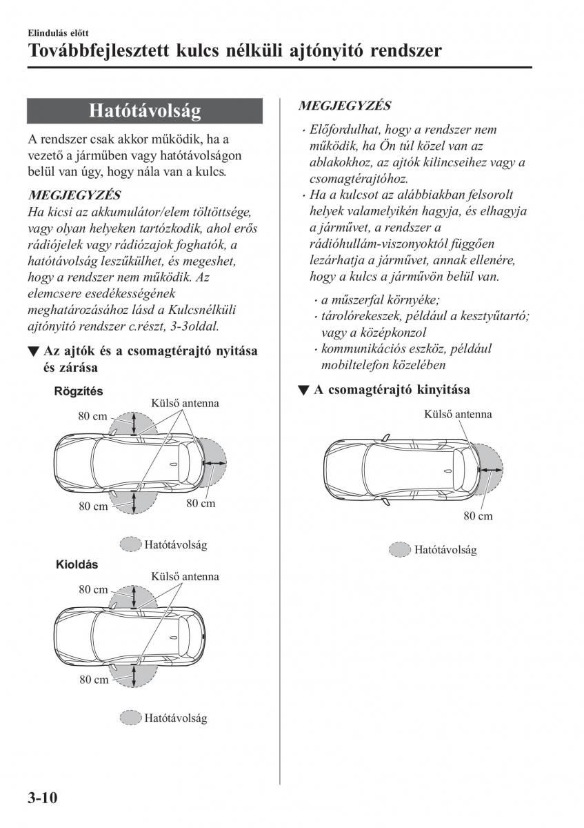 Mazda CX 5 II 2 Kezelesi utmutato / page 96