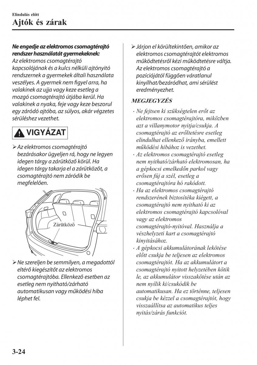 Mazda CX 5 II 2 Kezelesi utmutato / page 110