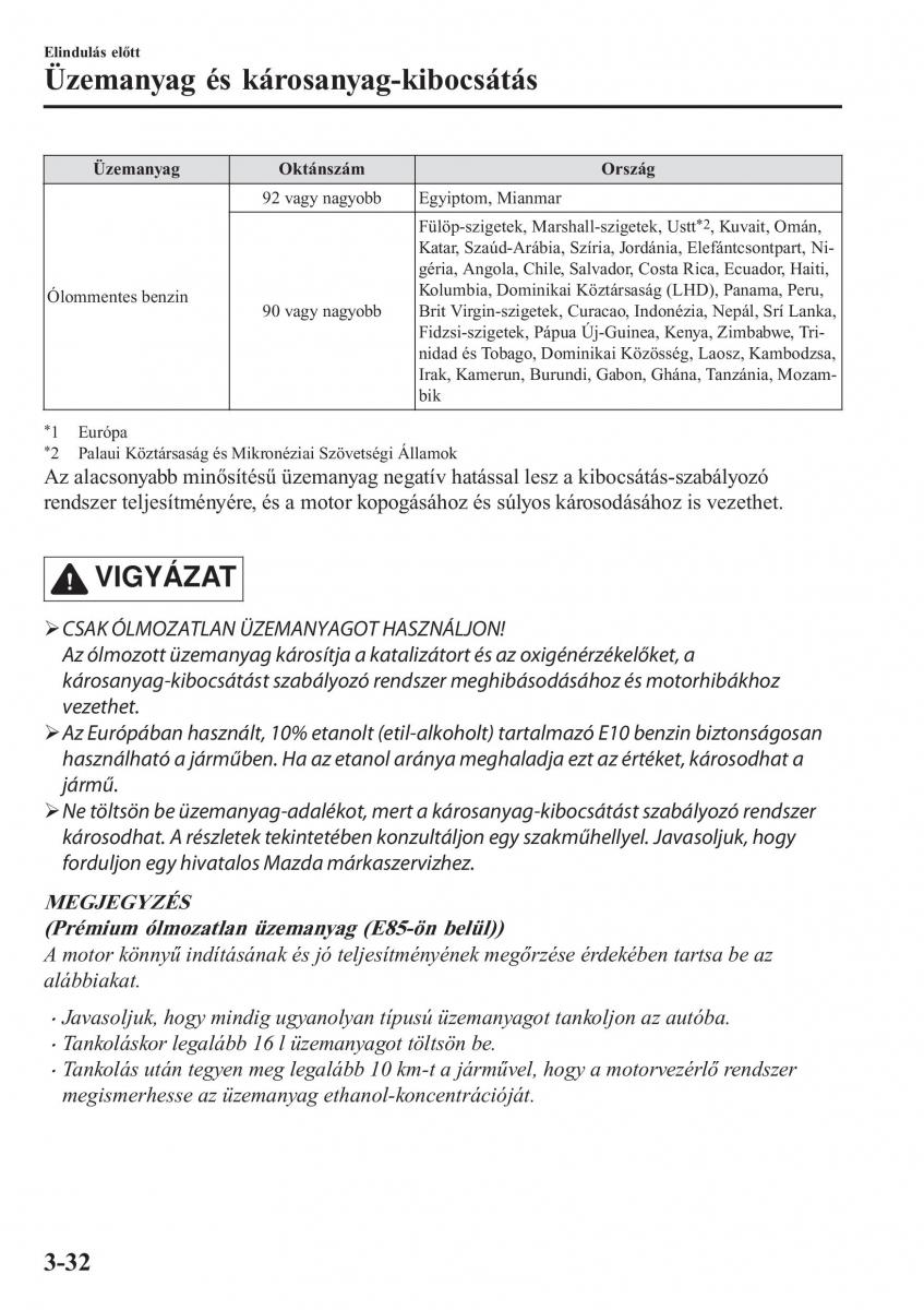 Mazda CX 5 II 2 Kezelesi utmutato / page 118