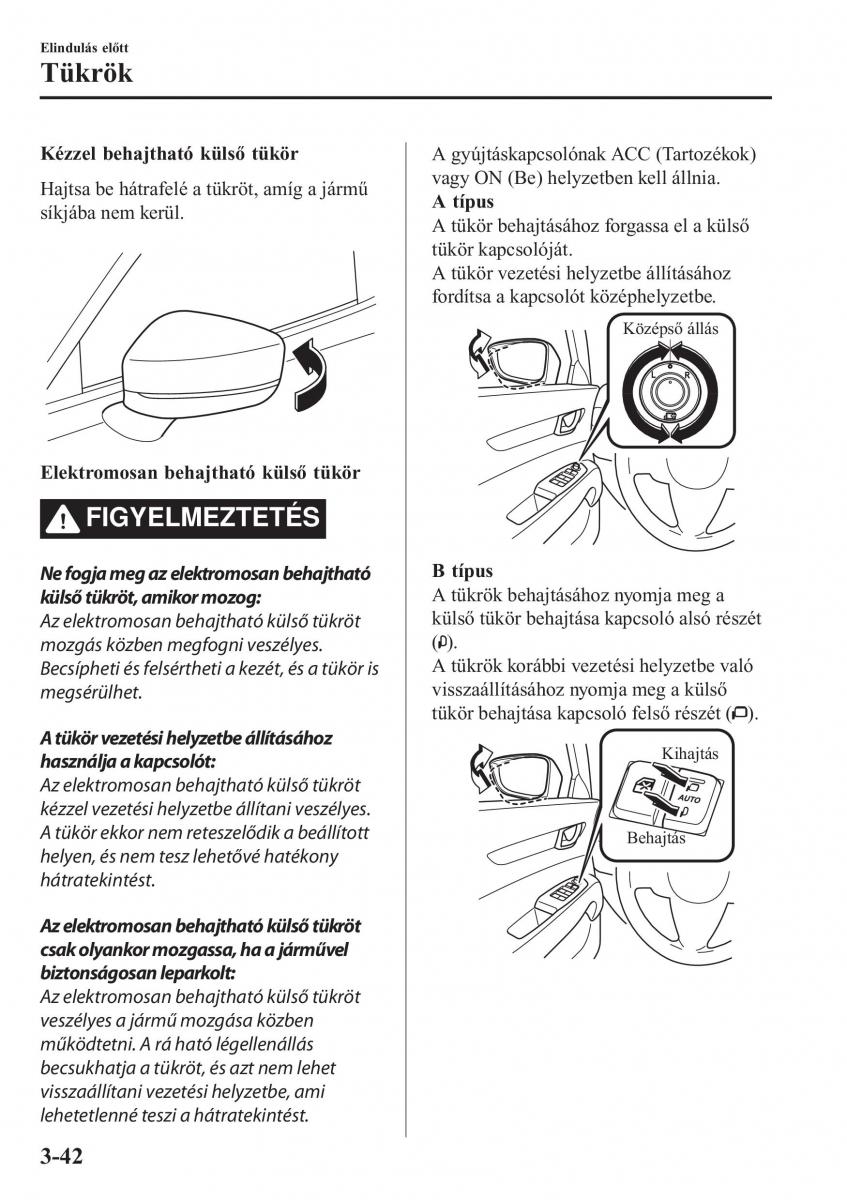 Mazda CX 5 II 2 Kezelesi utmutato / page 128