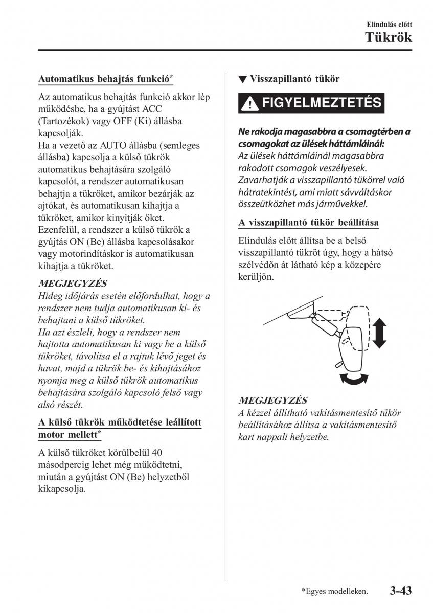 Mazda CX 5 II 2 Kezelesi utmutato / page 129