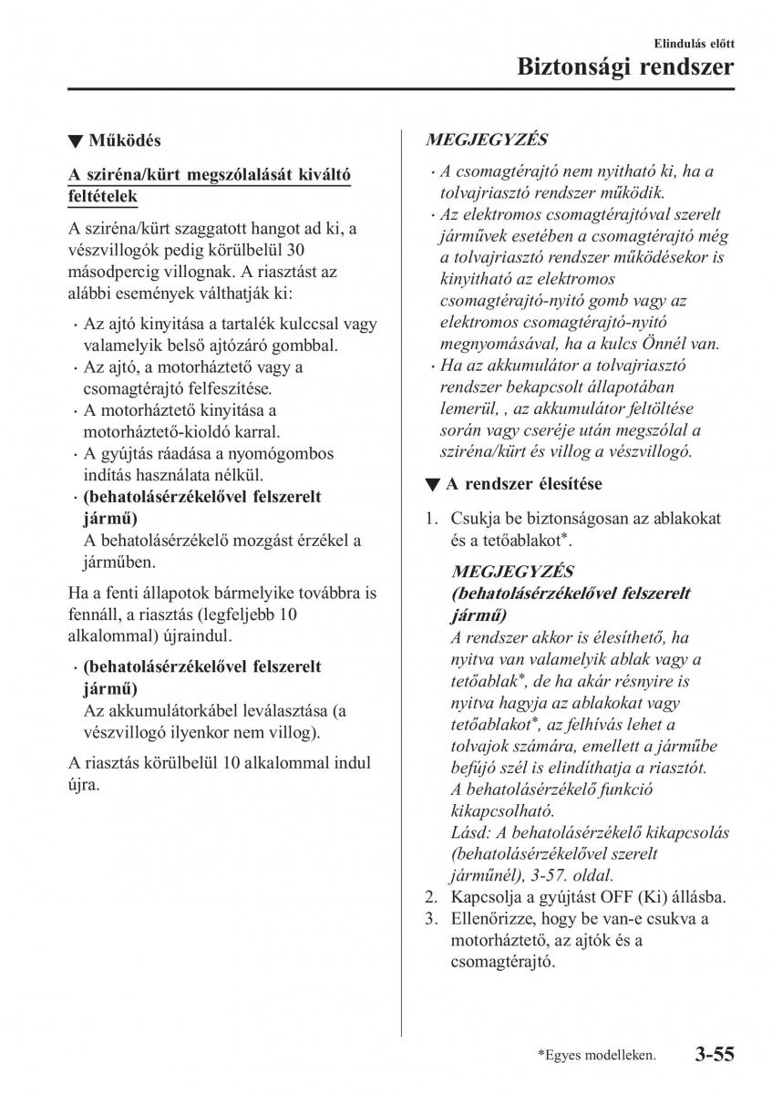 Mazda CX 5 II 2 Kezelesi utmutato / page 141