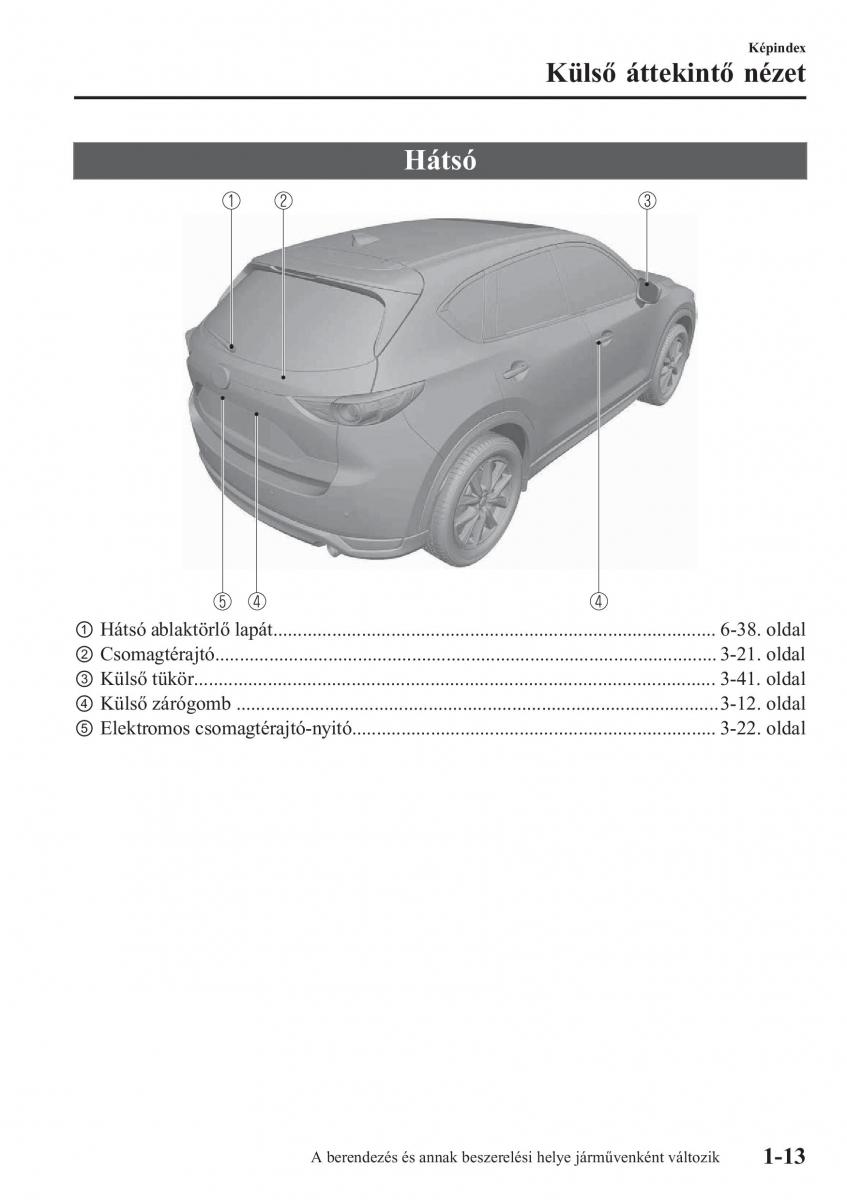 Mazda CX 5 II 2 Kezelesi utmutato / page 19