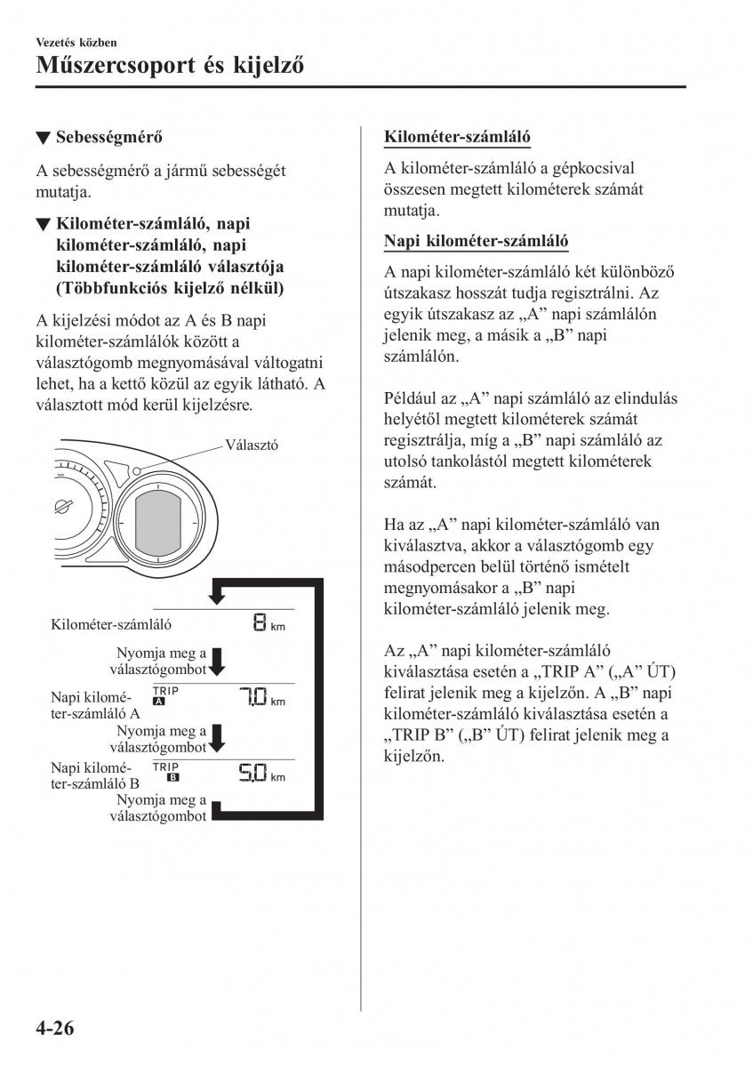 Mazda CX 5 II 2 Kezelesi utmutato / page 190