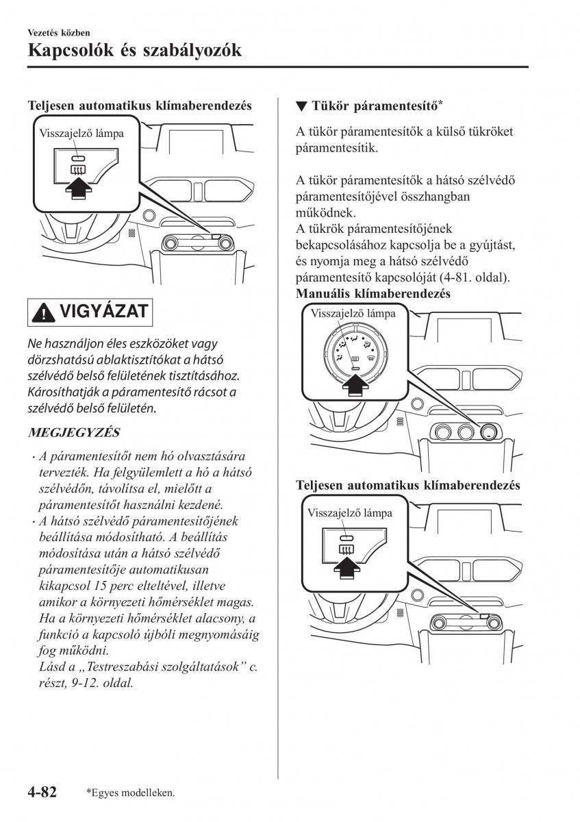 Mazda CX 5 II 2 Kezelesi utmutato / page 246