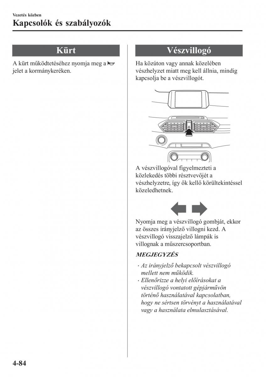 Mazda CX 5 II 2 Kezelesi utmutato / page 248