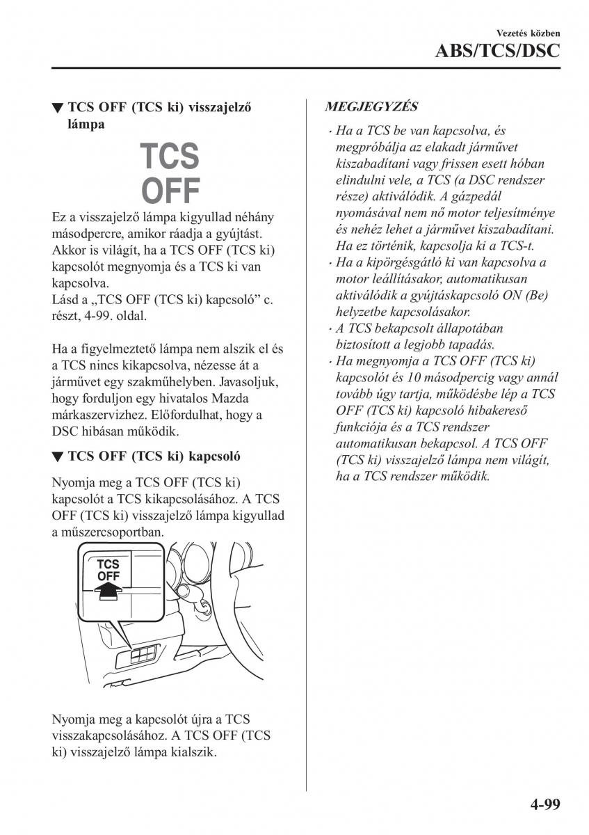 Mazda CX 5 II 2 Kezelesi utmutato / page 263