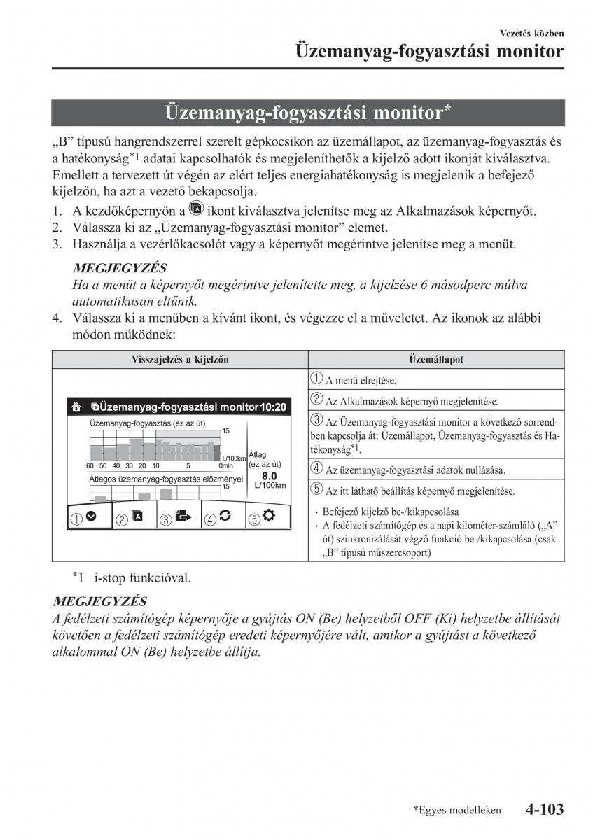 Mazda CX 5 II 2 Kezelesi utmutato / page 267