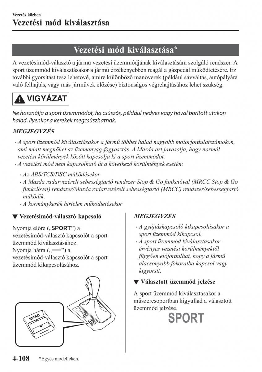 Mazda CX 5 II 2 Kezelesi utmutato / page 272