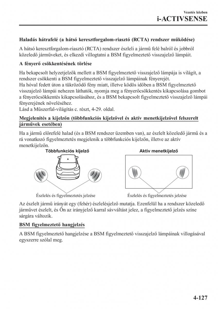 Mazda CX 5 II 2 Kezelesi utmutato / page 291