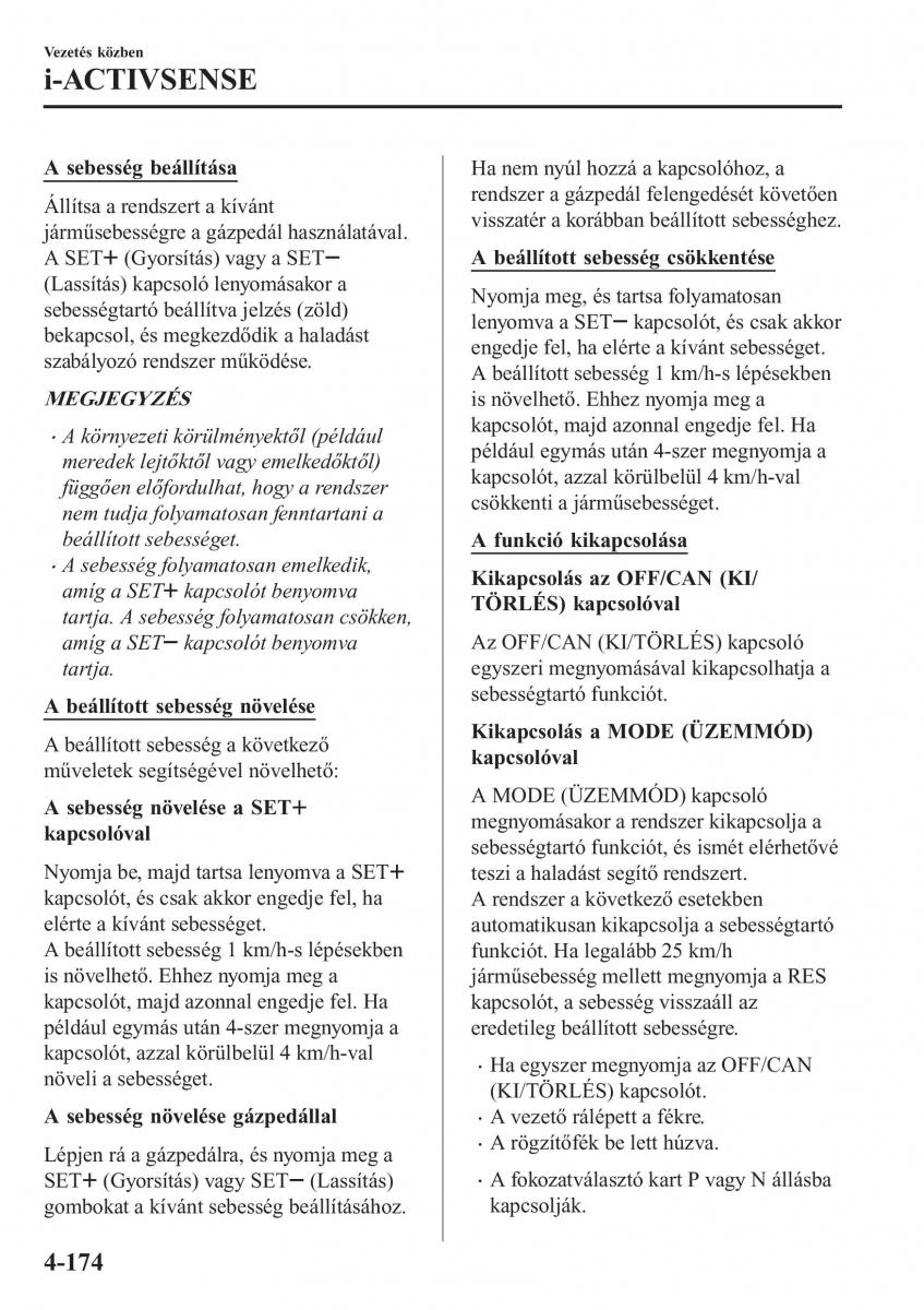 Mazda CX 5 II 2 Kezelesi utmutato / page 338