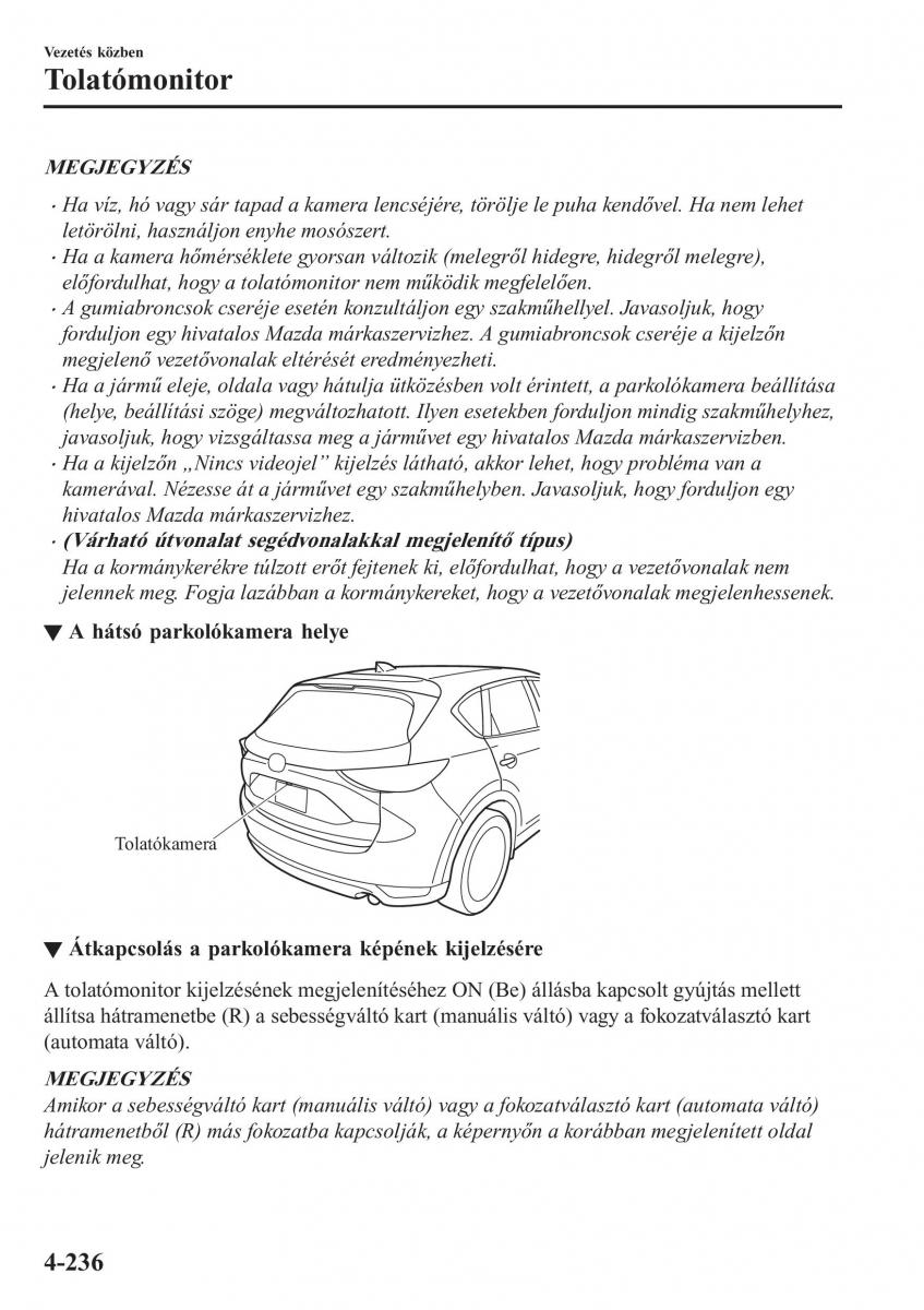 Mazda CX 5 II 2 Kezelesi utmutato / page 400