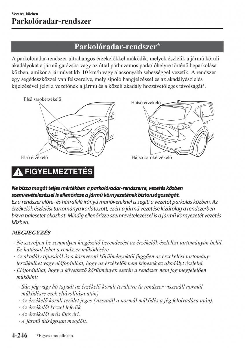 Mazda CX 5 II 2 Kezelesi utmutato / page 410