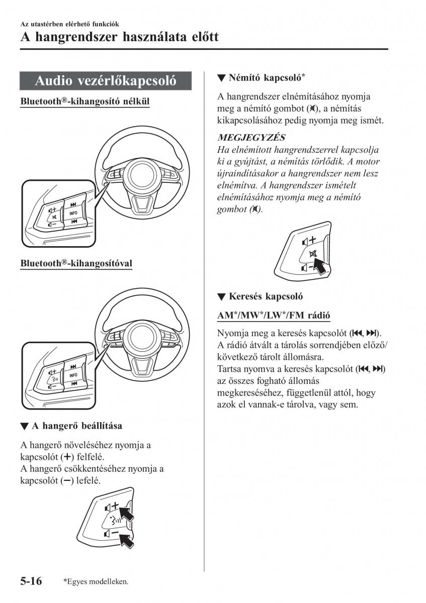 Mazda CX 5 II 2 Kezelesi utmutato / page 434