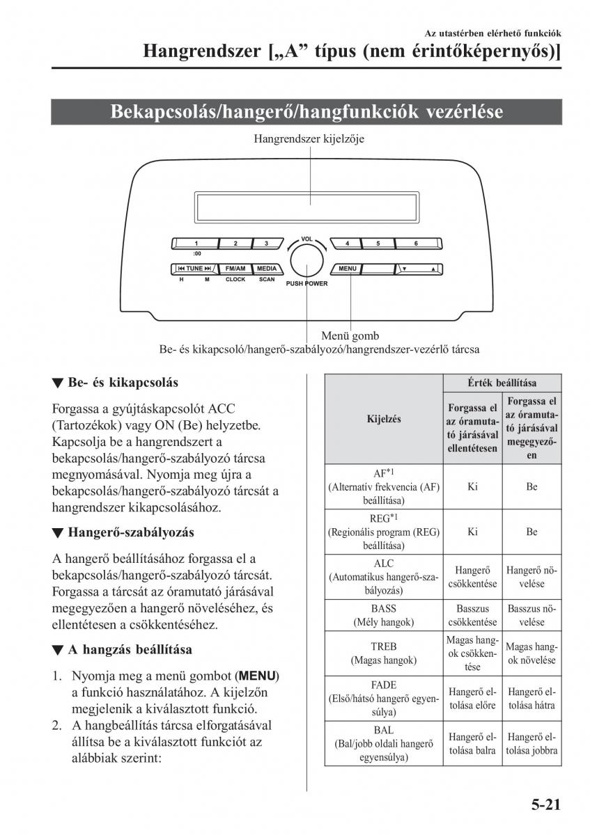 Mazda CX 5 II 2 Kezelesi utmutato / page 439