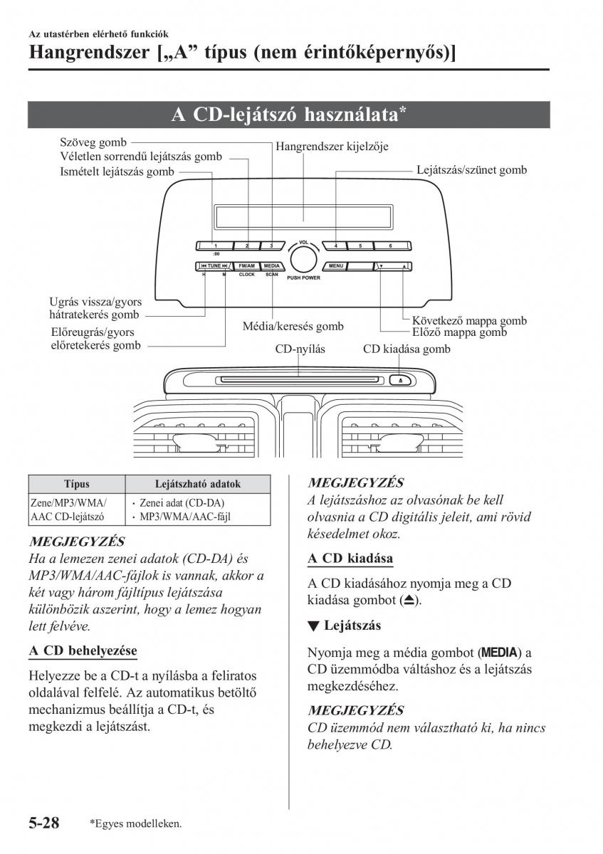 Mazda CX 5 II 2 Kezelesi utmutato / page 446