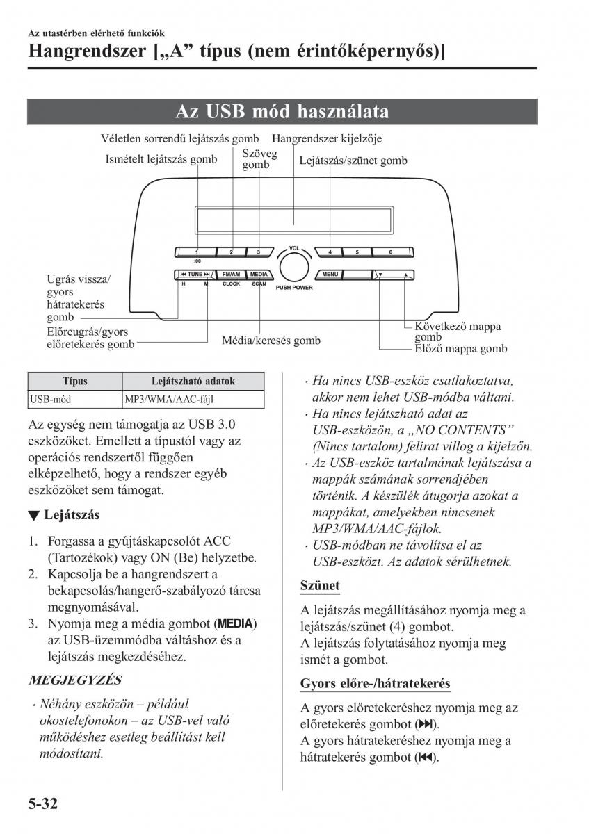 Mazda CX 5 II 2 Kezelesi utmutato / page 450