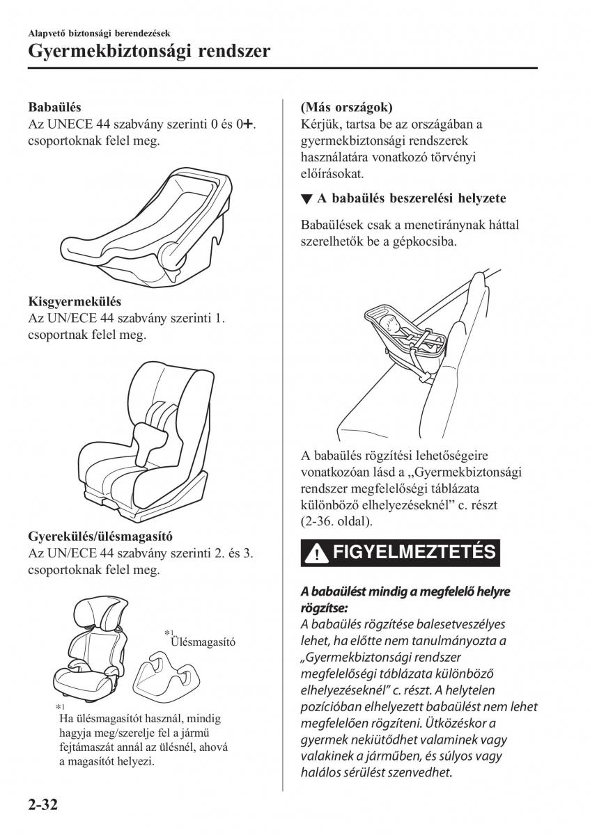 Mazda CX 5 II 2 Kezelesi utmutato / page 52