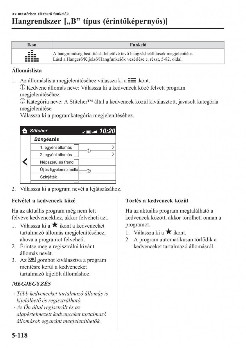 Mazda CX 5 II 2 Kezelesi utmutato / page 536